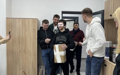 Поздравили мужчин с 23 февраля